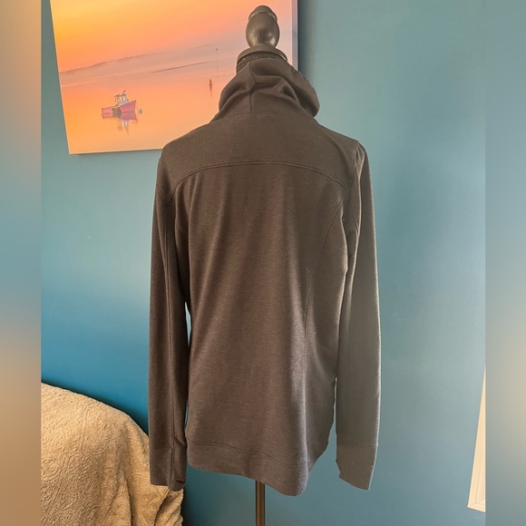 Under Armour mock neck sweatshirt Size L Dark Gray - Picture 6 of 9